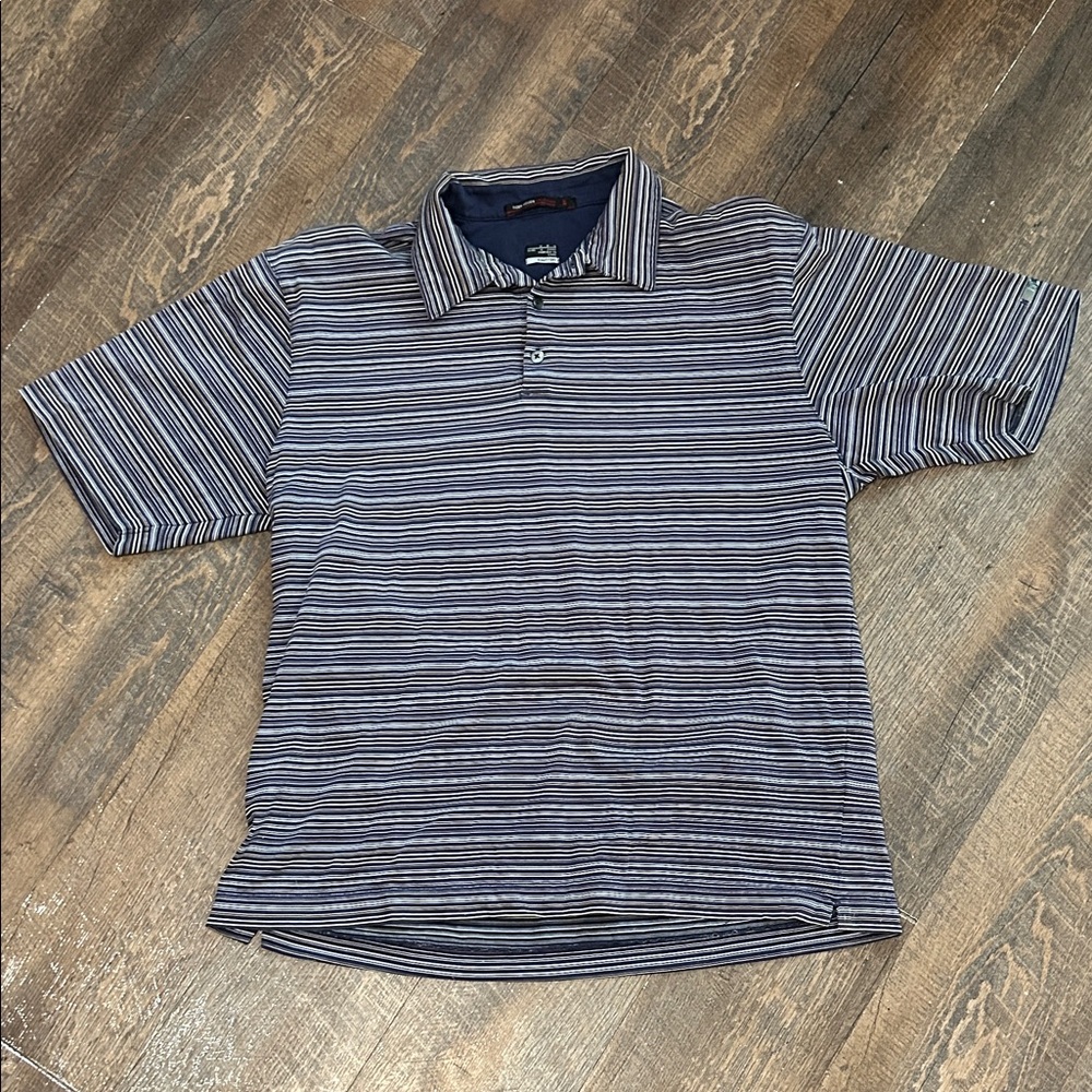 Nike Men's Tiger Woods Collection Dri-Fit Button Golf Polo Shirt Size Medium